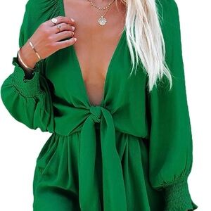 Elegant Green Jumpsuit